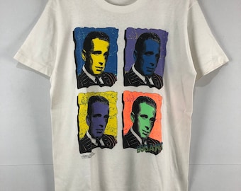 Camiseta vintage de Humphrey Bogart