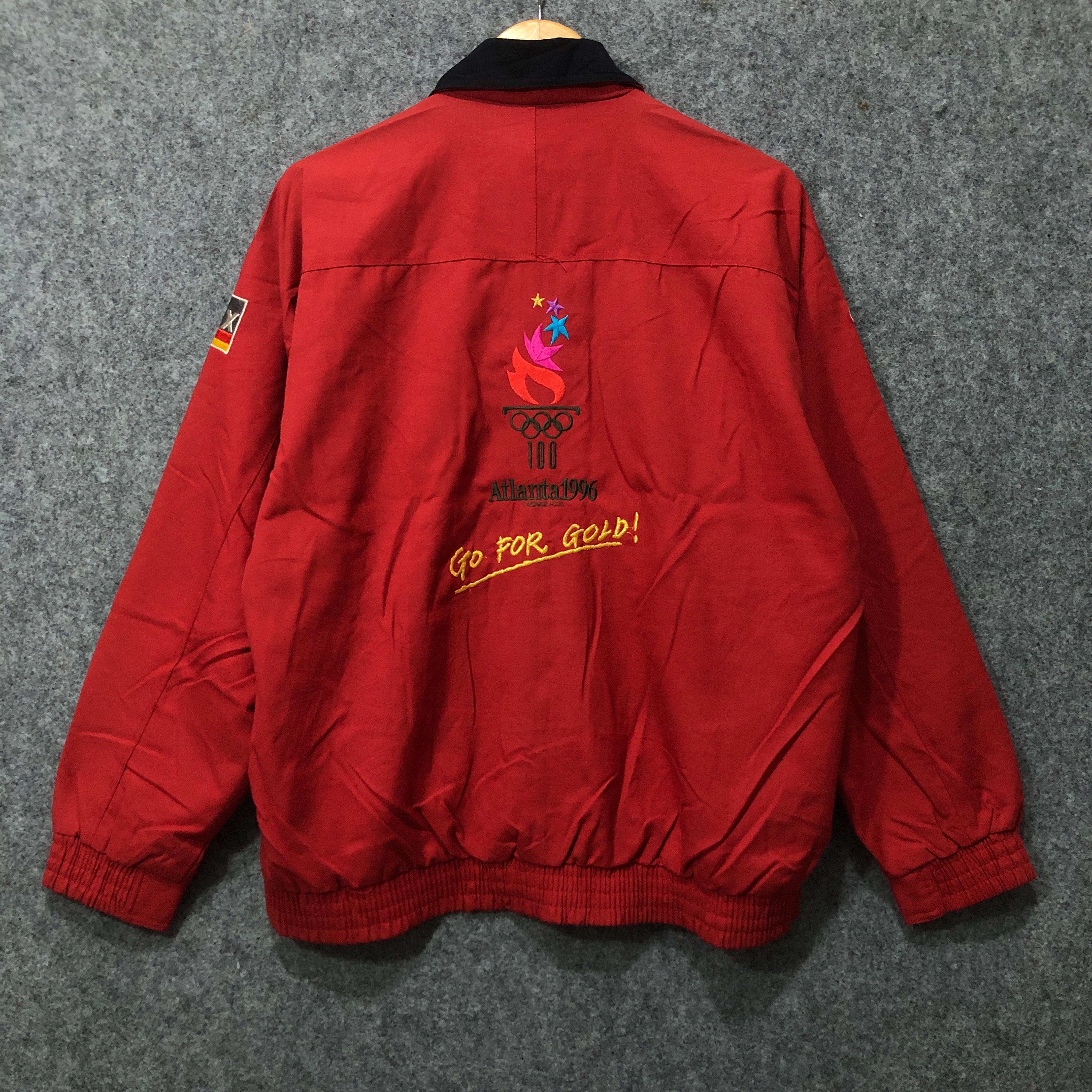 Veste Vintage Starter USA Jeux Olympiques Atlanta 1996 - Taille L - Bleu - Années 90