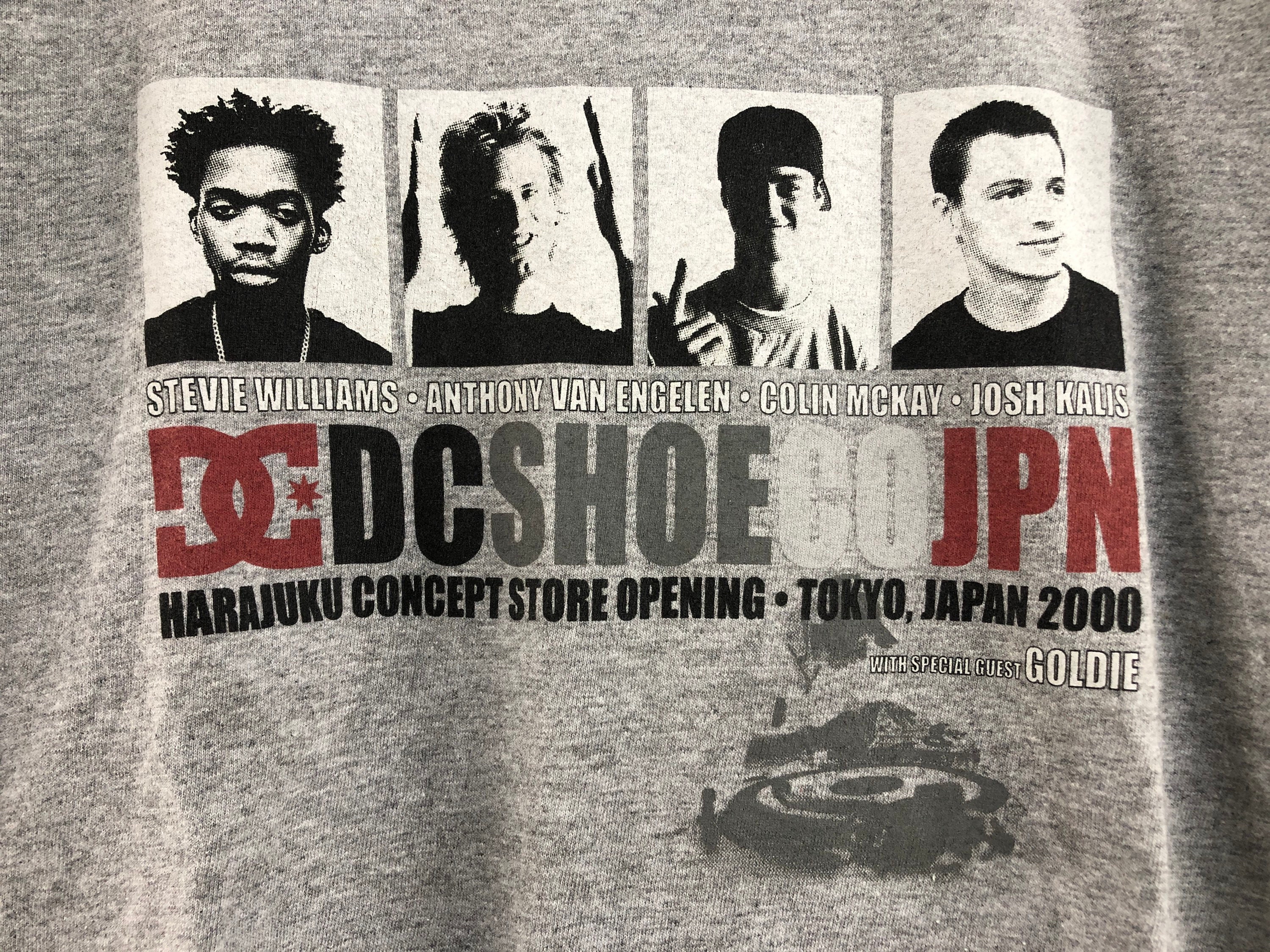 DC Shoe Co. ジャケット 1994年設立 Vintage DC Shoe Co Store Opening Japan T-shirt Stevie