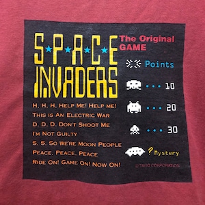 Vintage Space Invaders Game T-Shirt