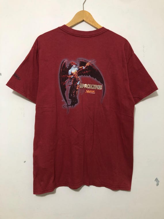 Vintage 2001 Staff Magic the Gathering Apocalypse T-shirt T-shirt