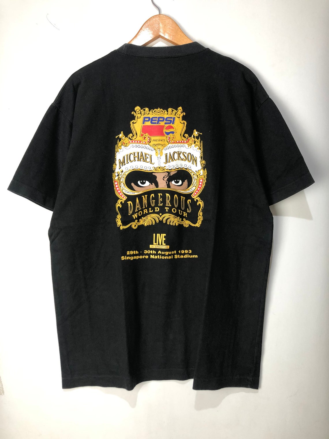 Vintage Michael Jackson Dangerous World Tour 1993 T-Shirt | Etsy