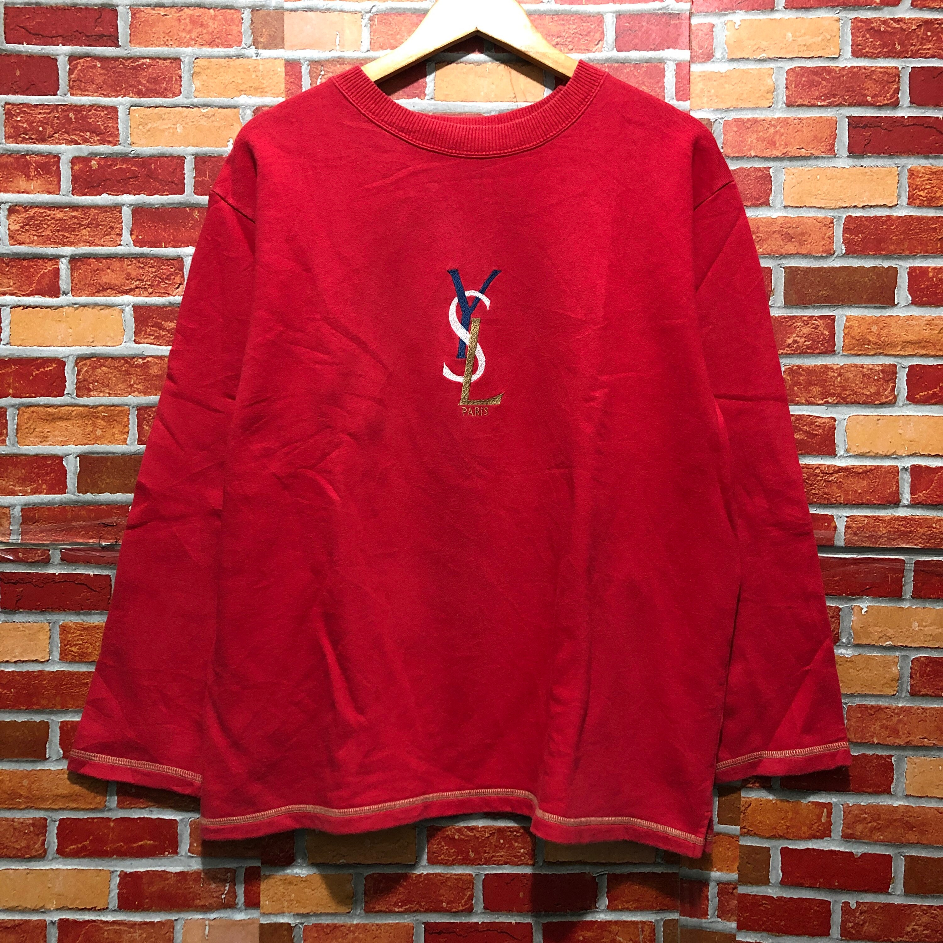 Vintage Yves Saint Laurent YSL sweatshirt - Etsy France