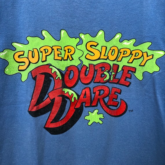 Vintage 90s Nickelodeon Super Sloppy Double Dare … - image 2