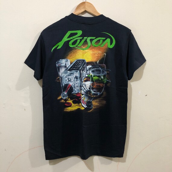 Vintage Poison Whiskey T-shirt Tour Concert - Etsy