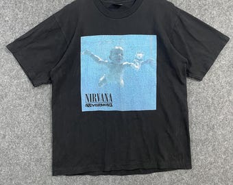 Vintage 90s Nirvana Nevermind Bootleg T-Shirt