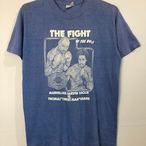 Vintage The Fight Of The 80s Marvelous VS Thomas The Hitman T-Shirt