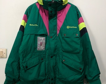 Label White Tacchini Sergio Vintage jacket TAG SKI vintage LACK SKI 40's ジャケット・アウター Ski Etsy - Kim Richard Jacket ジャケット・アウター
