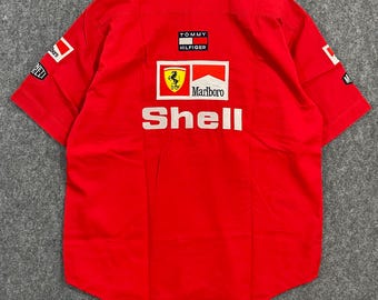 Vintage Ferrari Team Formula 1 Shirt Marlboro Tommy Hilfiger