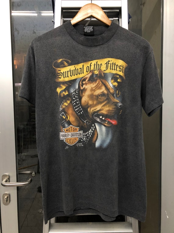Vintage Harley Davidson 3D Emblem T-Shirt