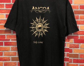 T-shirt Angra Holy Land - Concert - Taille XL - Noir - Coton - Neuf Sans étiquette