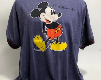 Vintage Mickey Mouse California Ringer T-Shirt