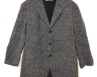Vintage Issey Miyake Men Long Trench Coat Black Colour Jacket