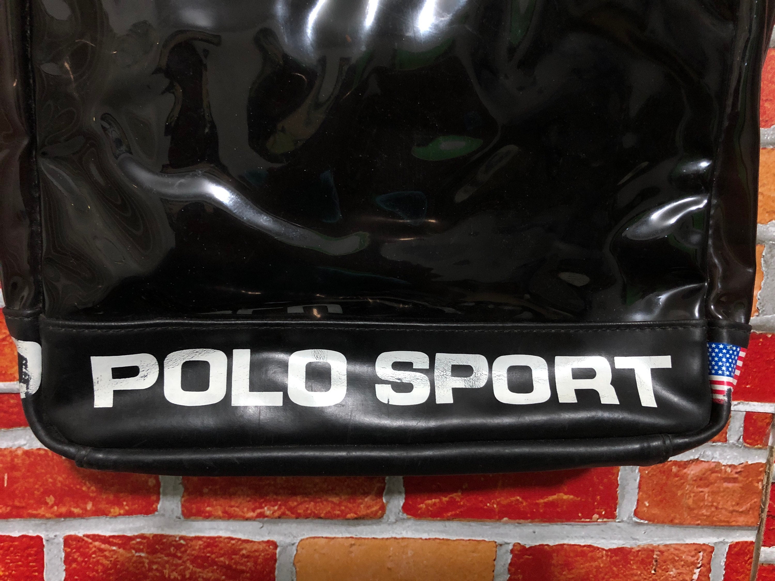 Vintage Polo Sport Ralph Lauren Clear Black Tote Bag - Etsy
