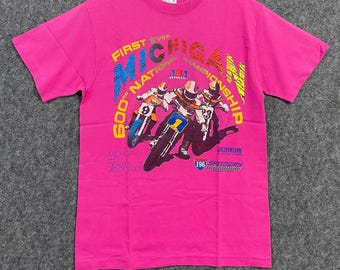 Vintage 90s AMA 600cc National Championship T-Shirt Harley Davidson
