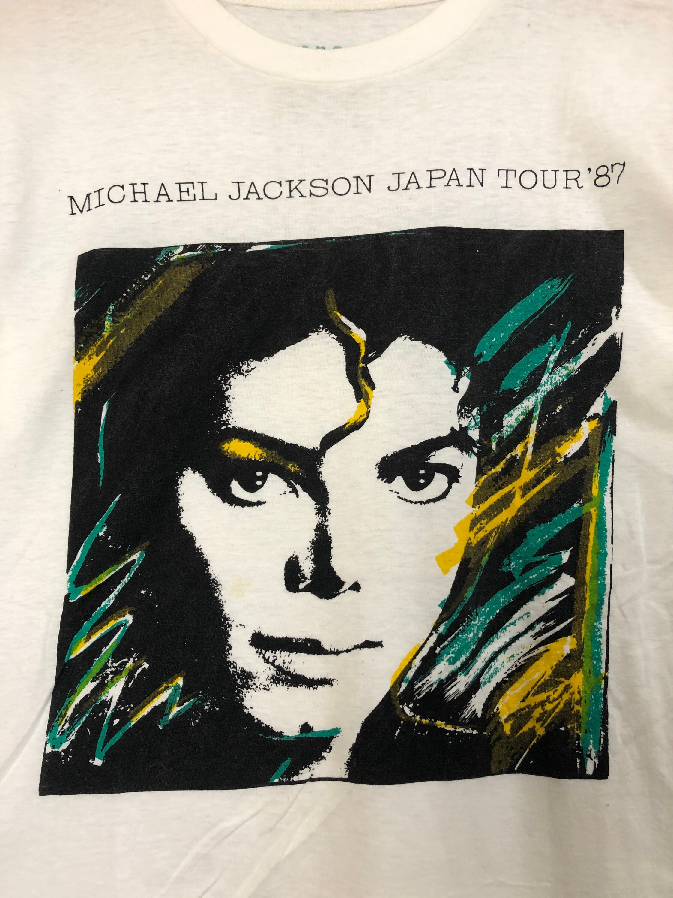 Vintage Michael Jackson Japan Tour T-shirt - Etsy