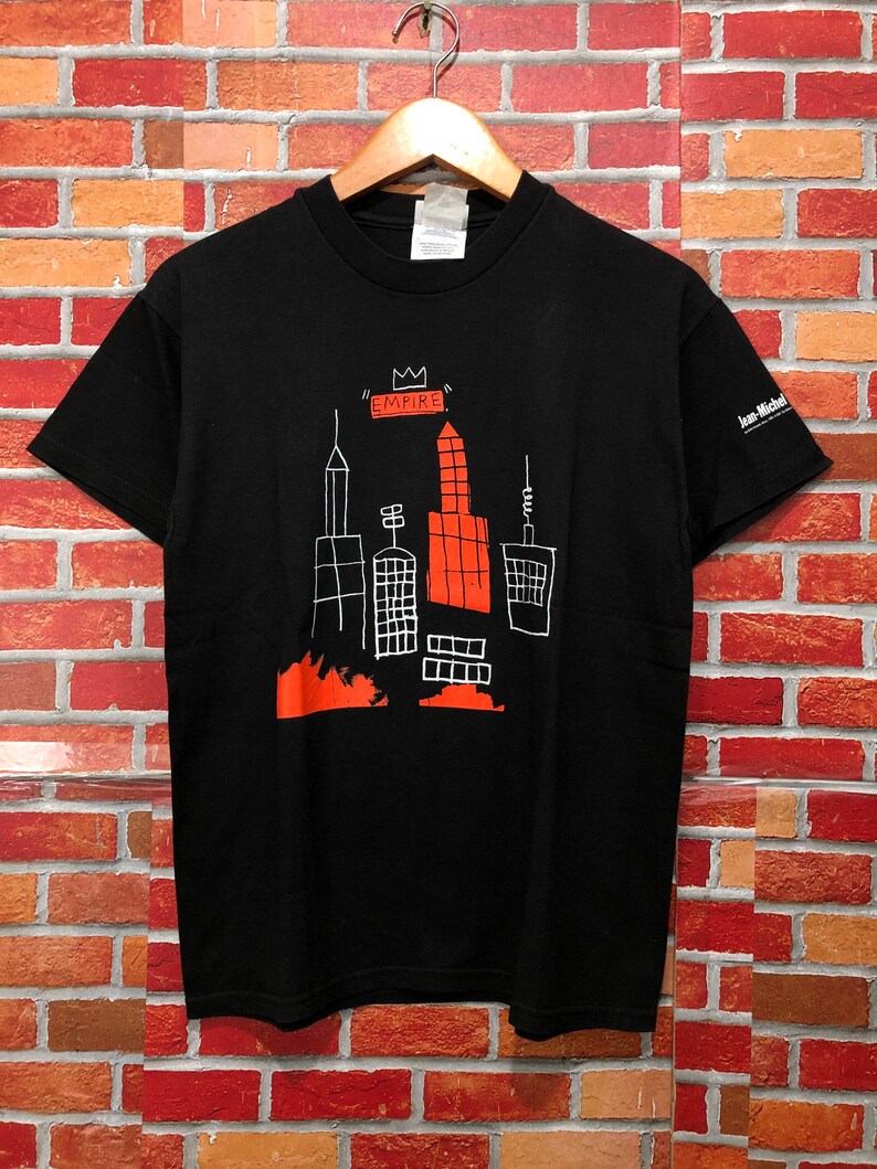 Vintage Jean Michel Basquiat Fotofolio 2001 T-Shirt Pop Art image 1