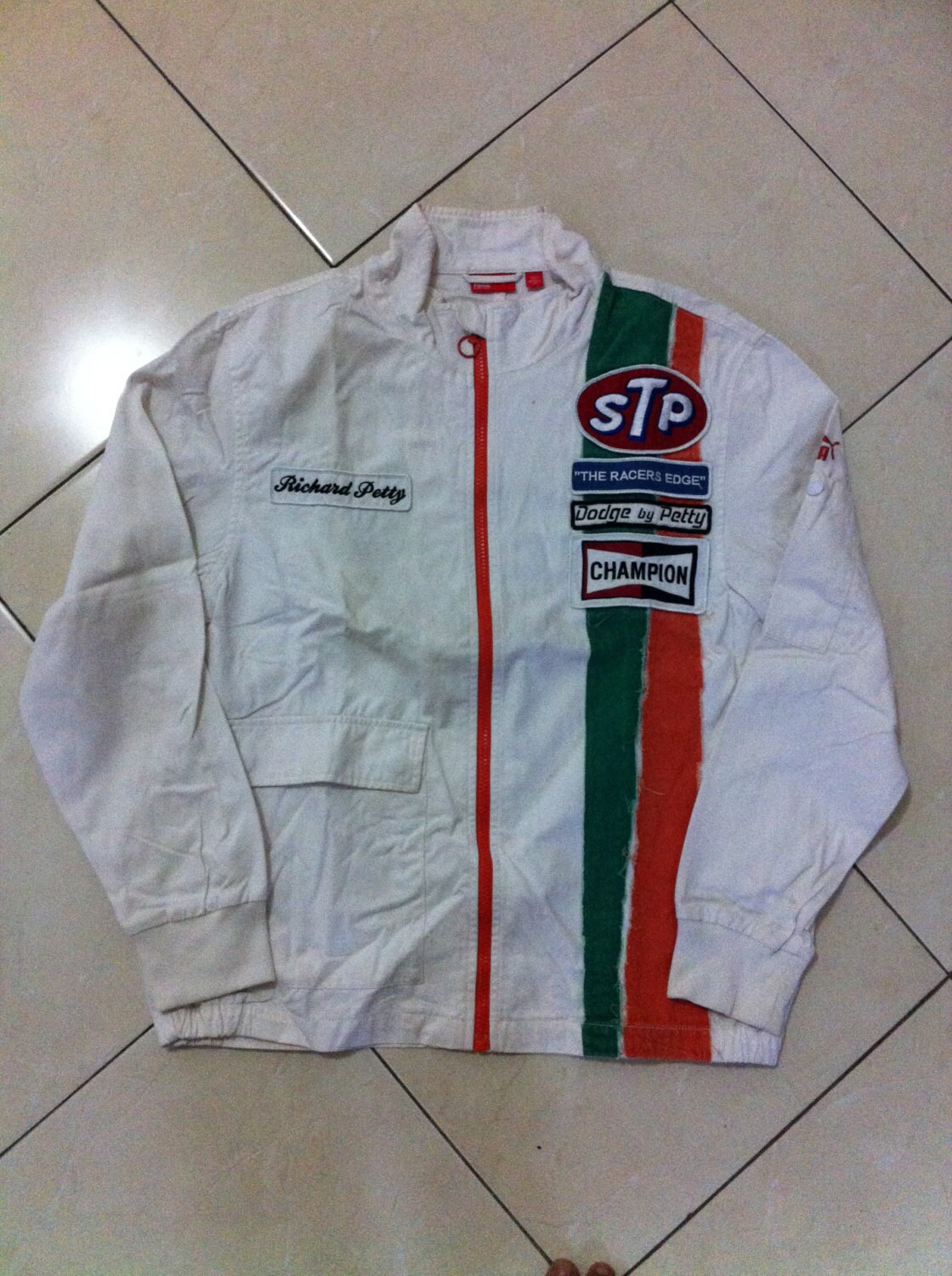 PUMA Richard petty Rennen Jacke STP Meister dodge Fahrer Rand