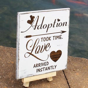 Adoption Gifts, Adoption Sign, Adoption Day, Adoption Announcement ...
