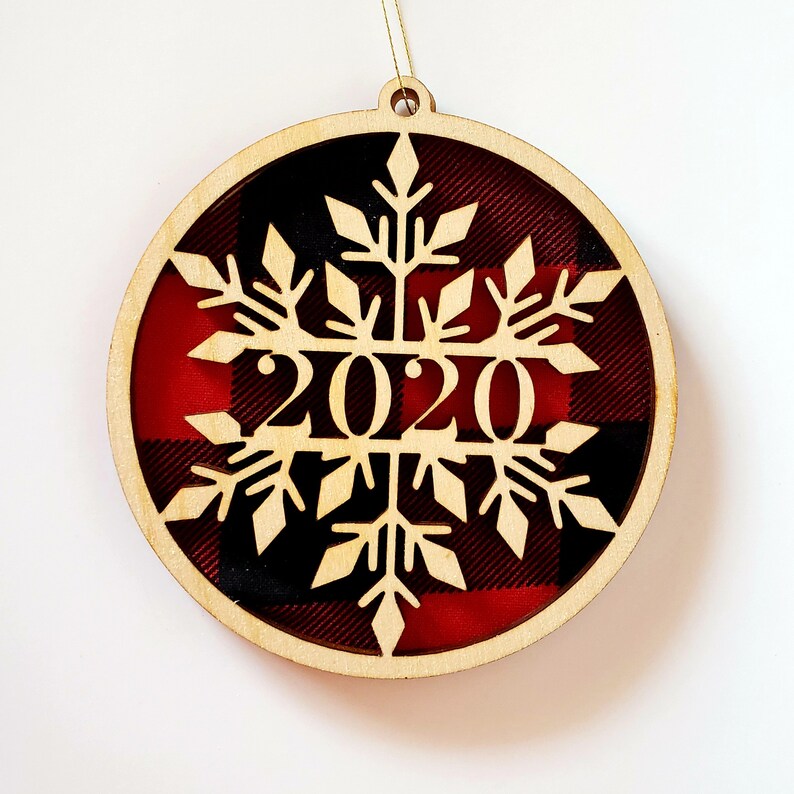 2020 Christmas Ornament Wood Ornaments Keepsake Ornament Etsy