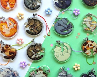 Mini Strap porte clefs // Chaton mignon de votre choix