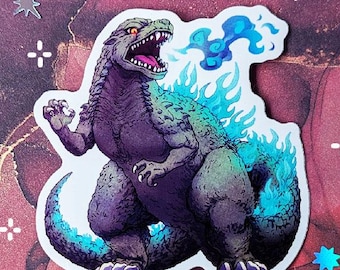Godzilla Sticker // Glossy Vinyl Decal