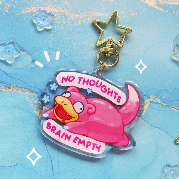 Brelok Slowpoke // Brelok z przezroczystego akrylu