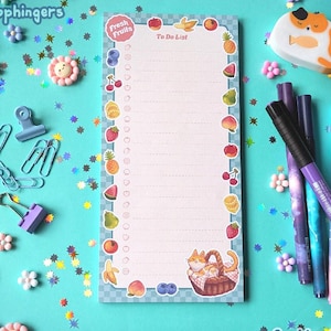 Notepad, Fresh Fruit List