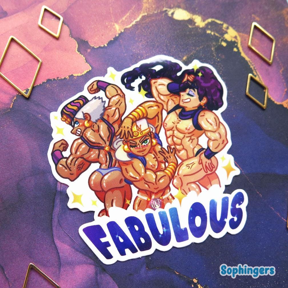 Super Muscle Sticker Muscular Men Sticker // Glossy Vinyl Decal - Etsy