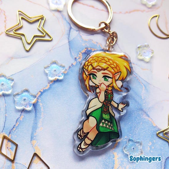 ゼルダの伝説 キーホルダー // クリアアクリルキーホルダー - Etsy 日本