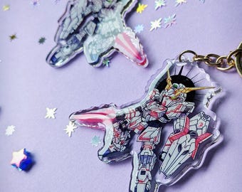 ガンダムユニコーンキーホルダー、機動戦士ガンダム//クリアアクリル