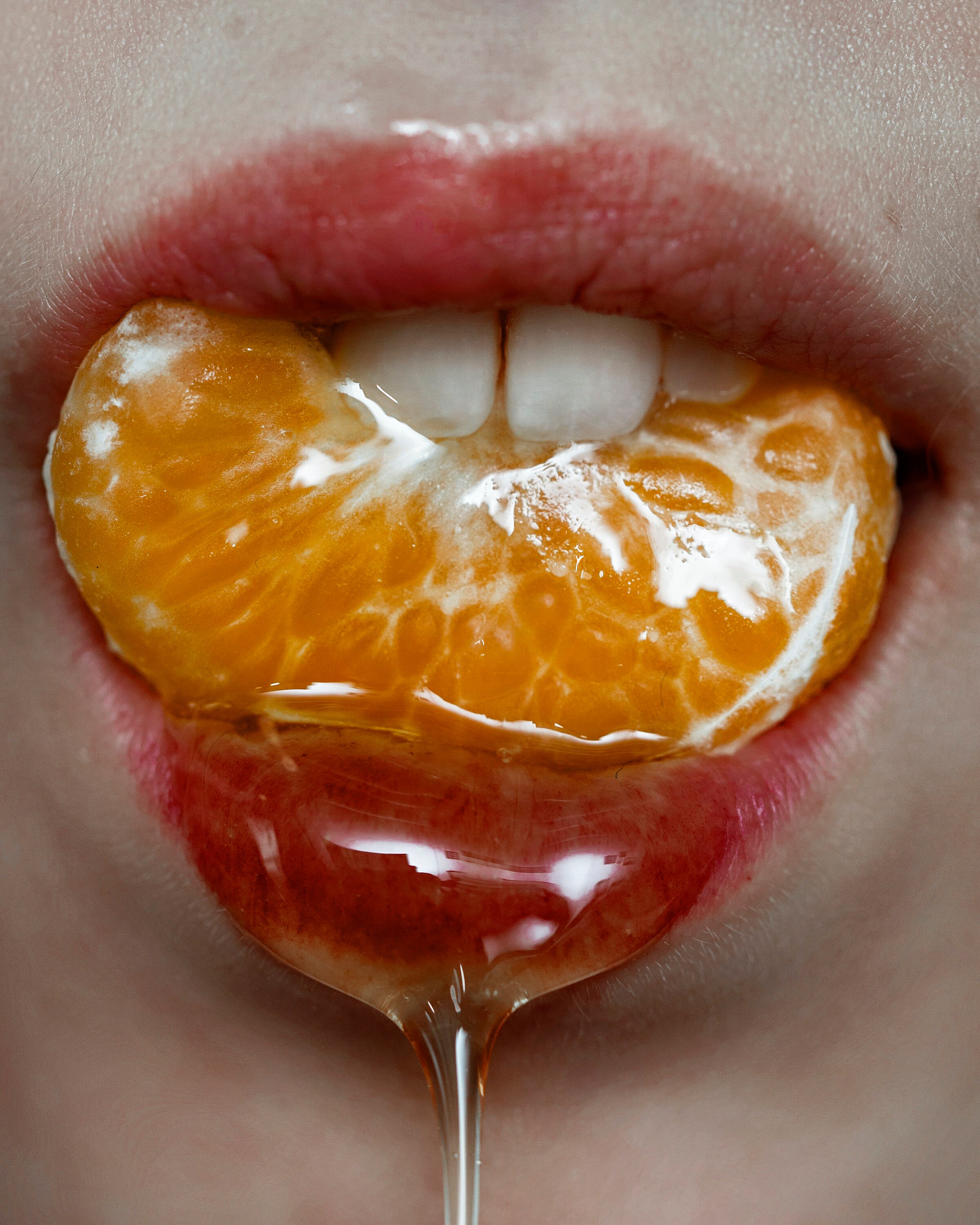 Orange Lips Fine Art Photography Print Etsy