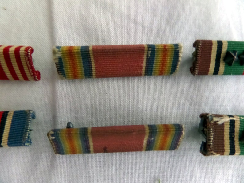 Vintage U.S. Army Ribbons World War II Ribbons Vintage Etsy