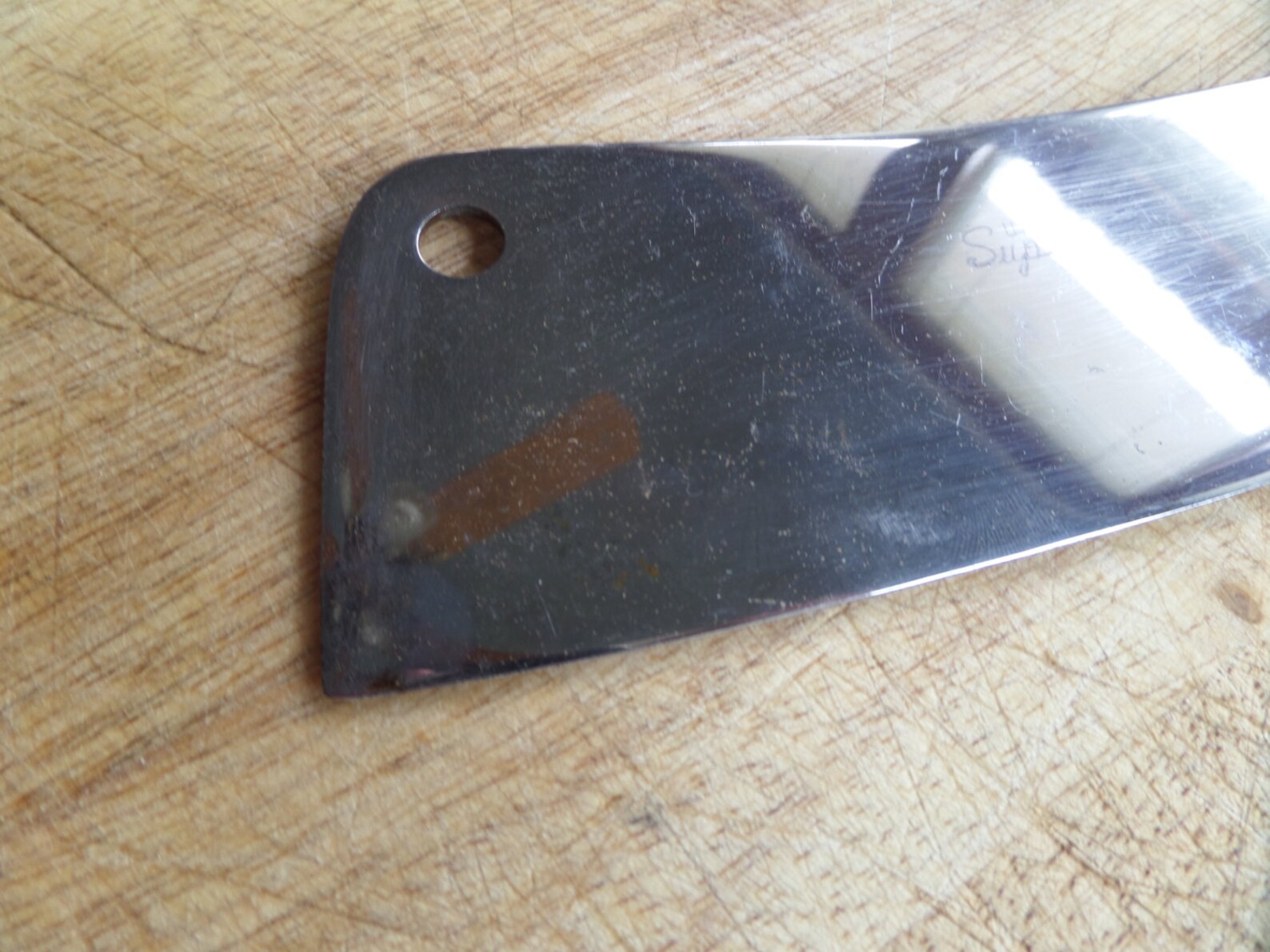 Utica Super Edge Meat Cleaver Vintage Meat Cleaver Vintage Etsy