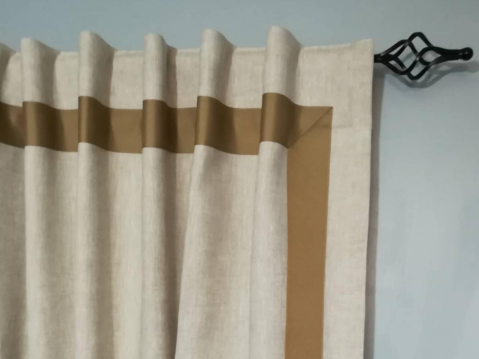 Add Grosgrain Ribbon Trim to Curtains From My Shop Etsy India