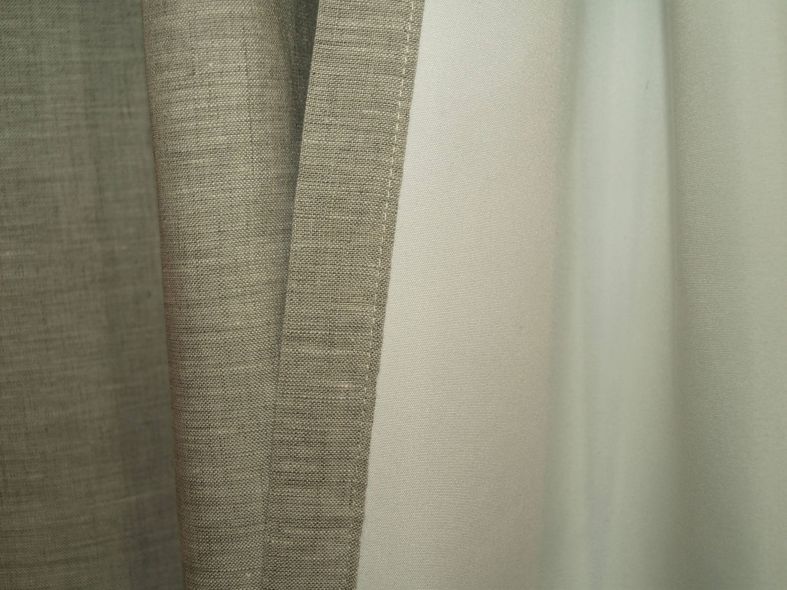 Lined Linen Curtains: Pair of 100% Linen Curtain Panels in | Etsy