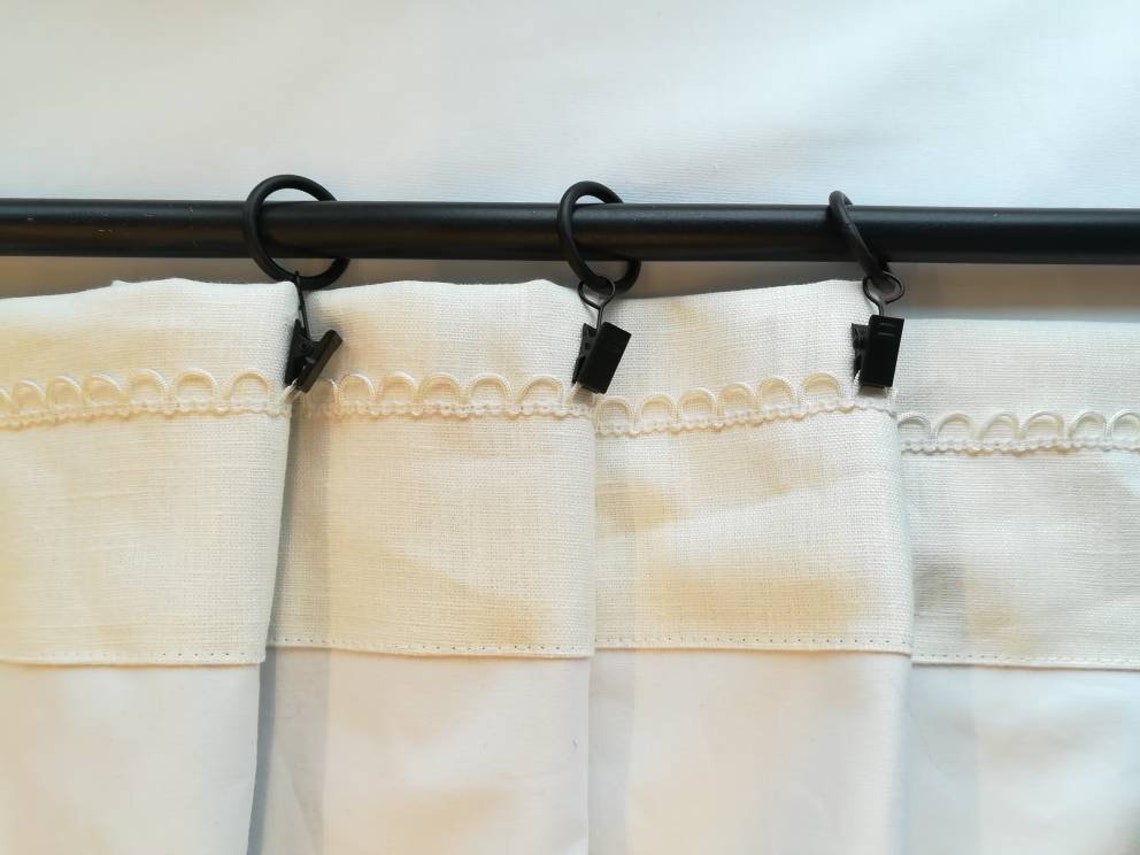 Add Loop Tape for Clips to Rod Pocket Curtains From My Shop Etsy