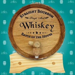 Wine Tequila Bourbon OAK AGING BARREL For Birthday Gift – American Engraved Black Hoop Barrel