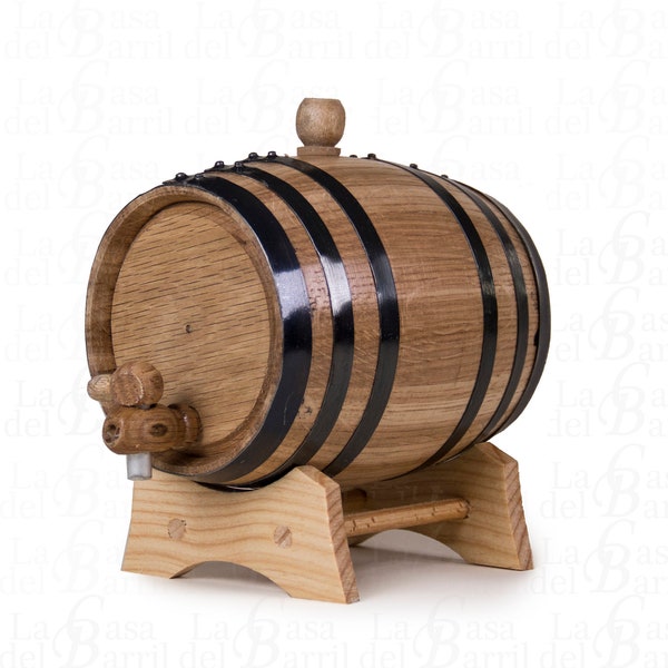 Wine Wood Tequila Whiskey Jalisco WHITE OAK BARREL Gift –One Liter Mescal American Barrel