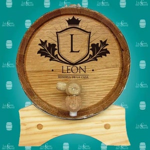 Oak Aging Bourbon American Rum WINE BARREL For Mother Gift – ENGRAVED Tequila Galvanized Barrel
