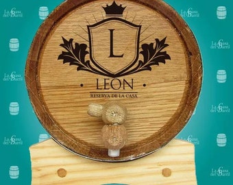 Eichenalternder Bourbon-amerikanischer Rum-WEINFASS Für Muttergeschenk - GRAVIERTES Tequila-verzinktes Fass