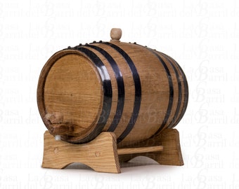 WHITE OAK Whiskey Wooden Kitchen BARREL Perfect For Gift – Three Liter Tequila Mescal Barrel