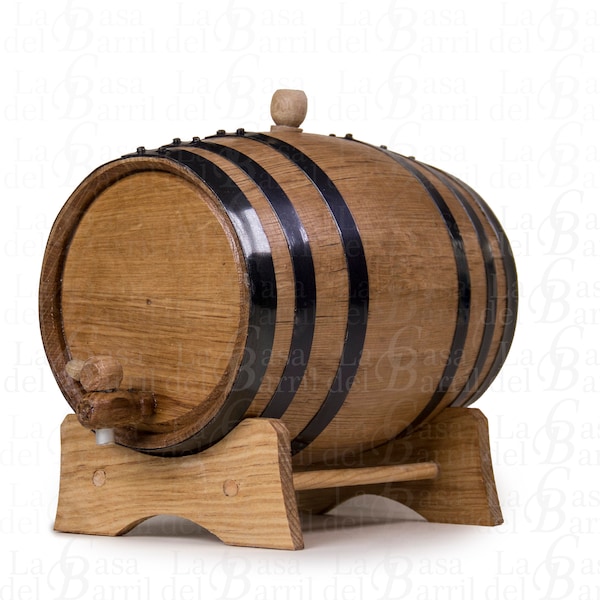 WHITE OAK Whiskey Wooden Kitchen BARREL Perfect For Gift – Three Liter Tequila Mescal Barrel