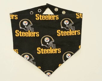 Bandana dla psa Steelers z podwójnymi zatrzaskami