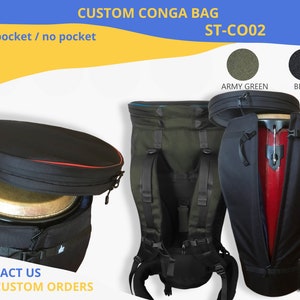 custom conga bag | create your own cool tumbadora case