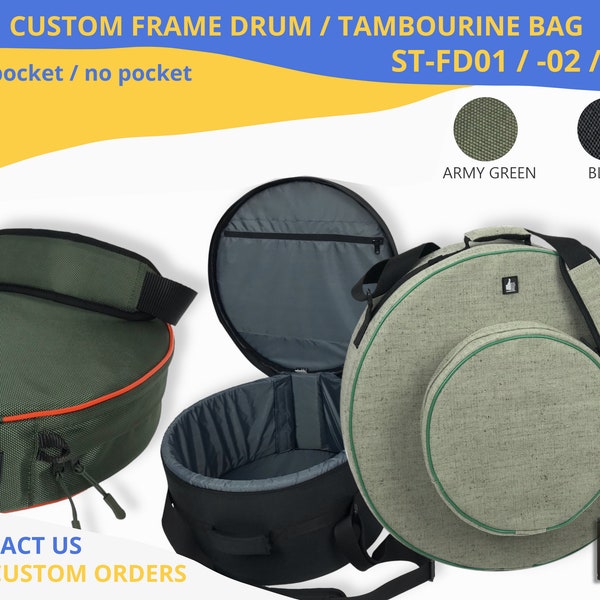 custom frame drum bag | create your own cool drum case