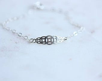 Good Fortune Bracelet, Silver Prosperity Bracelet, Energy Bracelet, Sterling Silver, Succes Bracelet, Abundance bracelet, Good Luck Bracelet