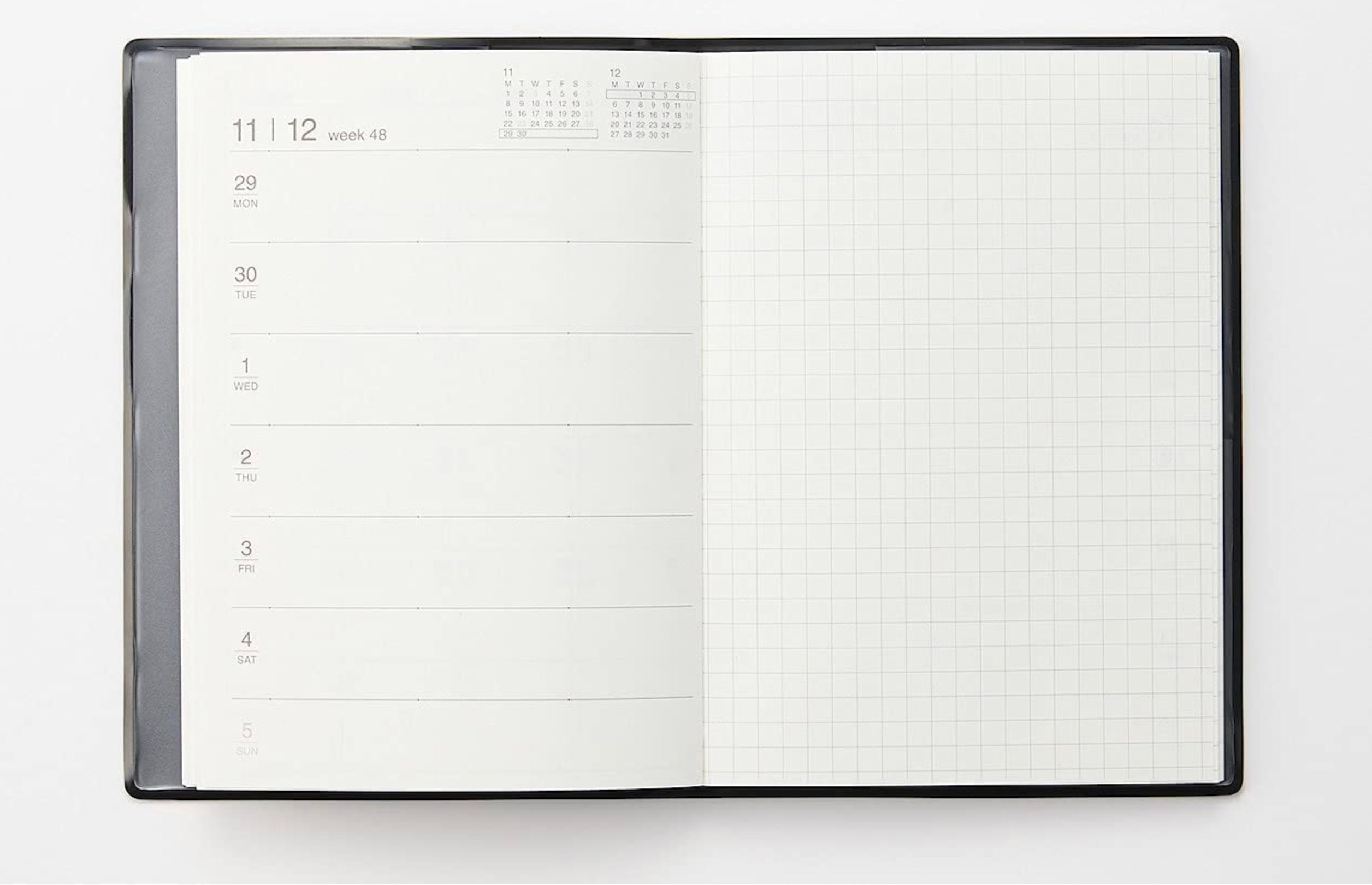 New Muji Planner 2023 and 2022.9 A5 Monthly/weekly Scheduler Etsy UK