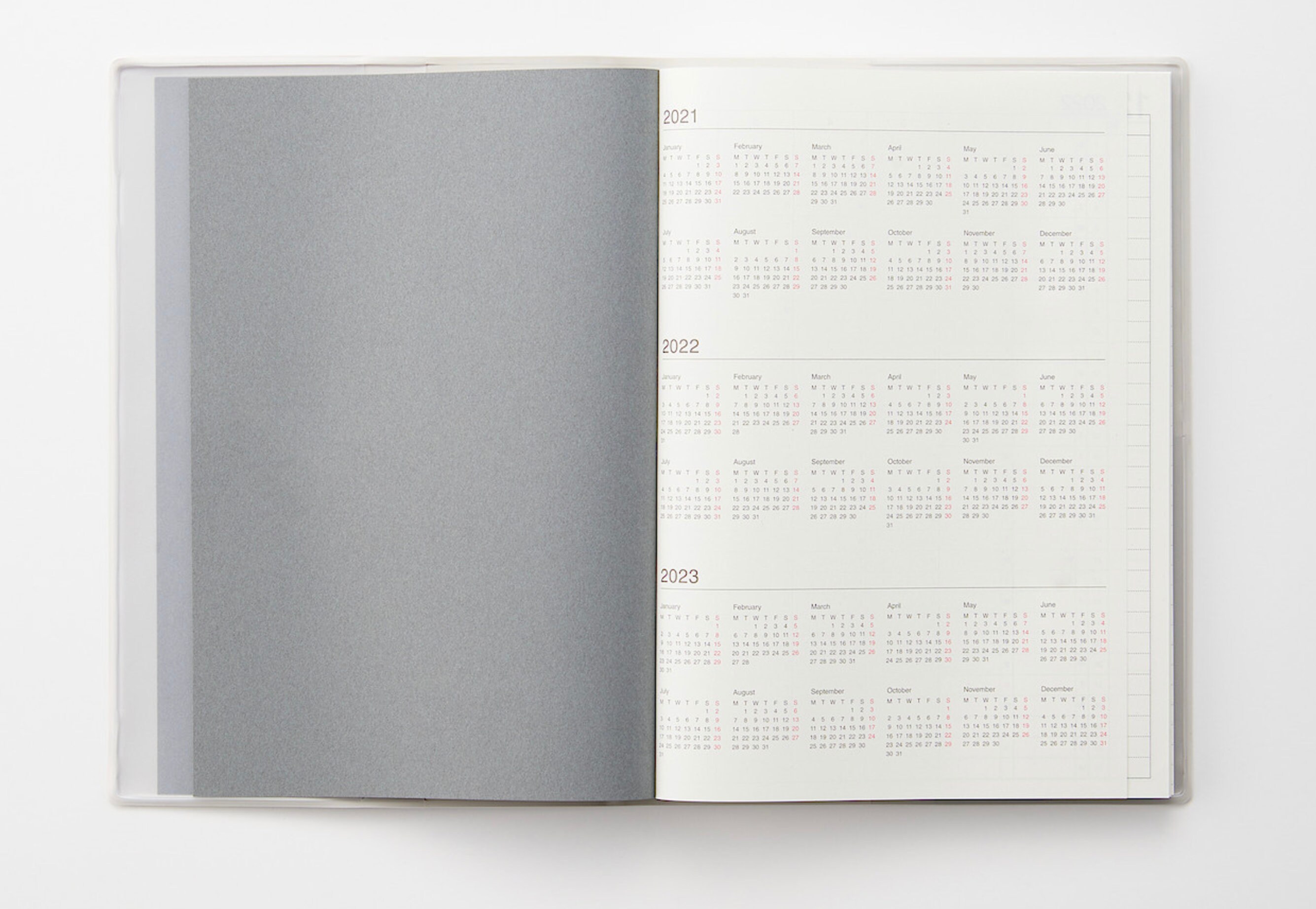 New Muji Planner 2023 and 2022.9 A5 Monthly/weekly Scheduler Etsy UK