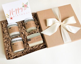 christmas spa gift box spa gift set for him gift for her etsy